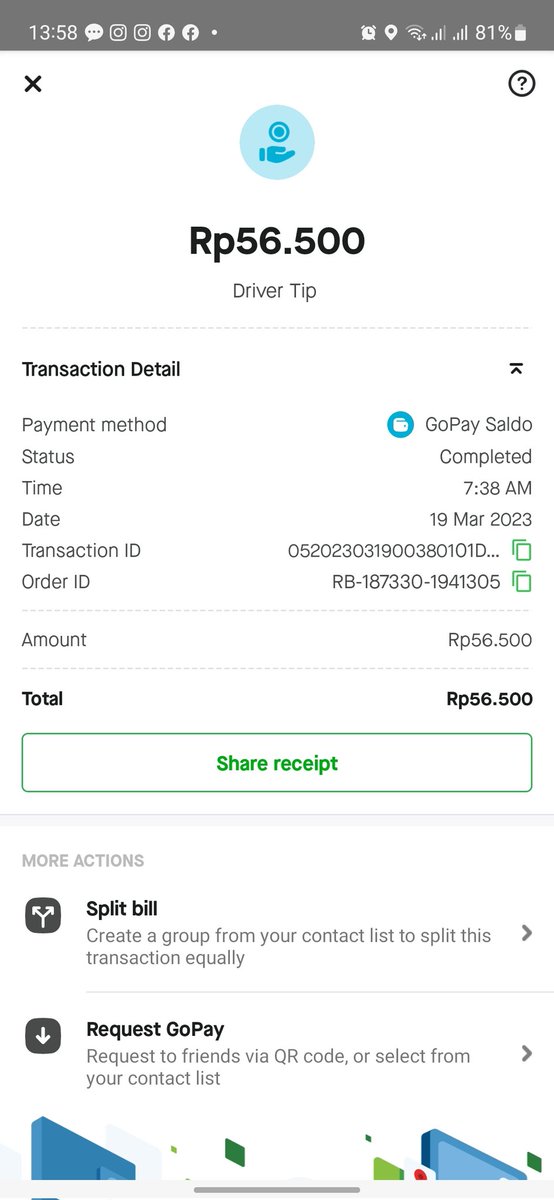 andhianty's tweet photo. @gojekindonesia hai saya ada problem. Saya waktu itu kurang bayar tol di aplikasi gojek. Nah saya langsung bayar kurangnya pakai tips. Tapi sampai sekarang masih ada payment pending. Tolong di tindaklanjuti bisa. Trims https://t.co/7xXTD7HGDW