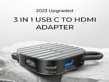 LaMooreFrance's tweet image. SAVE 55% with Coupon Code:35FZYA1G
LISEN USB C to HDMI Hub, 4K@60Hz &amp;amp; USB 3.2 10Gbps Portable USB C Hub Multiport Adapter, PD 100W Fast Charging Multiport AV Converter USB Hub for Laptop, MacBook Pro/Air/iPad Pro, Chromebook #HDMIHub #multiportadapter
amzn.to/3YLcZIL