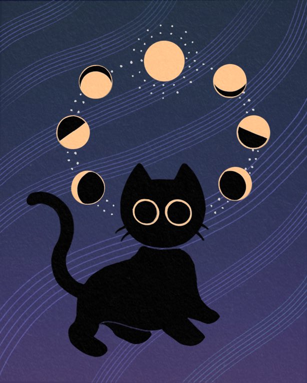 「black cat activities 」|a💤ulのイラスト