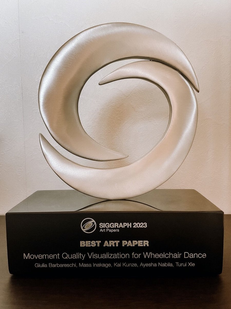 [News] SIGGRAPH2023の最優秀アート論文賞を受賞 dlvr.it/Stzz8X
