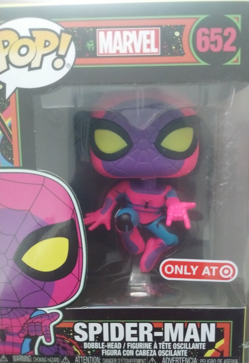 kamcanada77's tweet photo. Thanks for the great packing, @ThePopGateway !!! And for the Funko stickers...so cool!!!! Love this blacklight Spider-Man!!! #Funko #FunkoPop #Spiderman https://t.co/Rs01y5YLoW