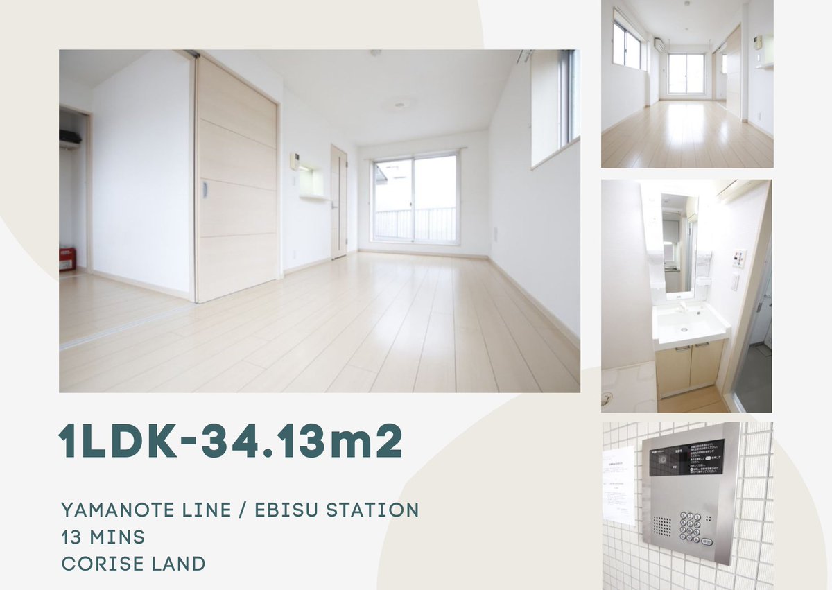 TOKYORealEstabb's tweet image. #Yamanote line
#Ebisu Station
📷 1LDK/ 34.13 spm
📷 13 mins walk from station
📷 152k per month

#japanstyle #luxurylifestyle #LuxuryLiving  #TokyoLuxuryHomes #LuxuryRealEstate
View more luxury apartments at: facebook.com/groups/8512098…
CORISE LAND
📷 thuyvan.corisegroup@gmail.com
