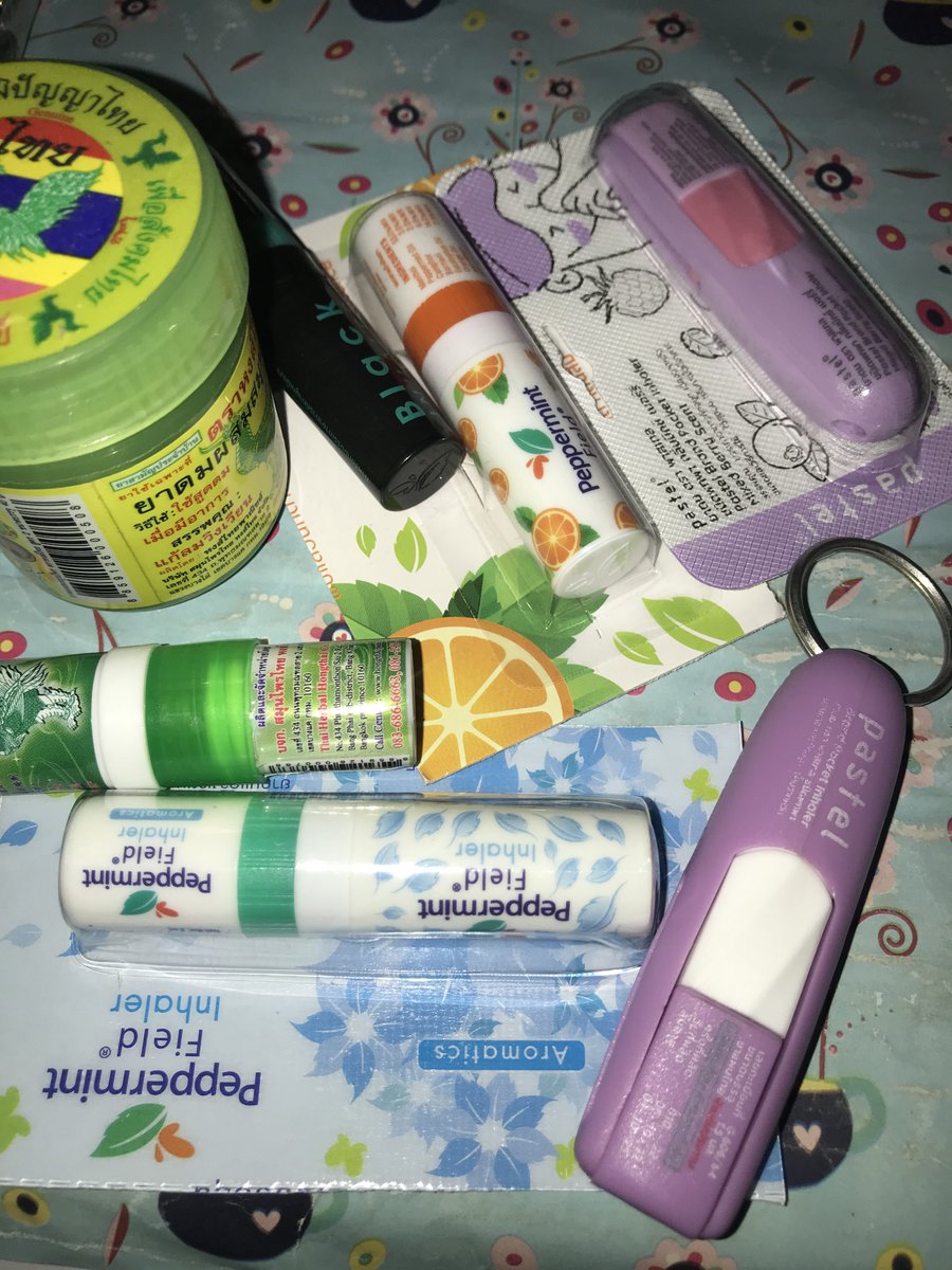 tt_midnightblue's tweet image. inhaler-inhaler kuuuu #HongThai #PastelInhaler #PeppermintField #BlackInhaler sama Poysian Mark II juga enaaakkkkkkk