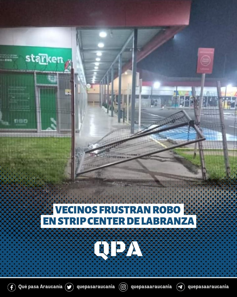 quepasaraucania's tweet photo. QUÉ PASÓ❓| Vecinos lograron evitar un alunizaje en el lugar gracias a los gritos que ahuyentaron a los delincuentes. Los antisociales se movilizaban en una camioneta roja Nissan, doble cabina, año 2000, patente TR-80-47, robada esta noche en Carahue.

Noticia en desarrollo. https://t.co/kTlDgUUD1v