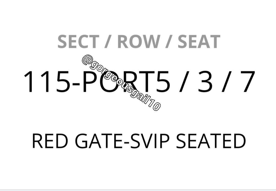 gorgeousgail10's tweet photo. fs 
svip 115 row 3 seat 7

rfs: got desired seat. 😭🖤

perks: will give you 5 custom PCs!
reply/dm now!

VOYAGE TICKET SELLING DDAY
#HORI7ONisComing #VoyageToManila 
#Friend_SHIP #HORI7ON_FirtsMajorCon #HORI7ON_1STCON 
#HORI7ON #호라이즌 https://t.co/cwJc6Ly8TV