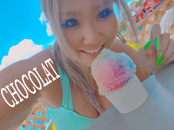 レインボーかき氷🍧 https://t.co/gz7o1l6iZN