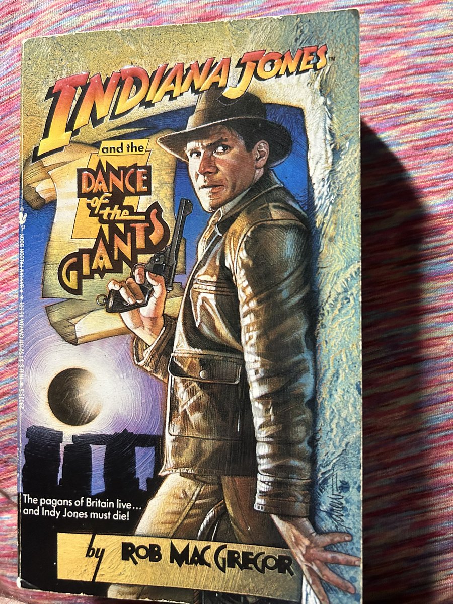 A_Sheranko116's tweet photo. Book 21 completed โ๏ธ #IndianaJones #IndianaJonesAndTheDanceOfTheGiants #RobMacGregor https://t.co/bPC47NBPHJ