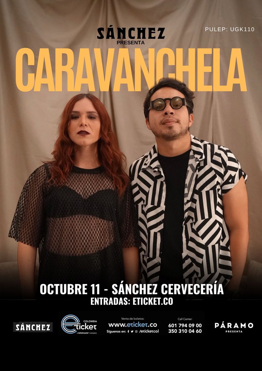 Caravanchela's tweet photo. ¡BOGOTÁ, vuelve el #FunkyFeeling en un concierto imperdible el 11 de Octubre!🔥Tenemos una cita en Sánchez Cervecería para bailar y cantar juntos clásicos y nuevas canciones. La banda está ready para una noche de goce, ¿ustedes?
🎟️ Boletas: https://t.co/6IEDX3t1kI https://t.co/NWzEnRmr3K