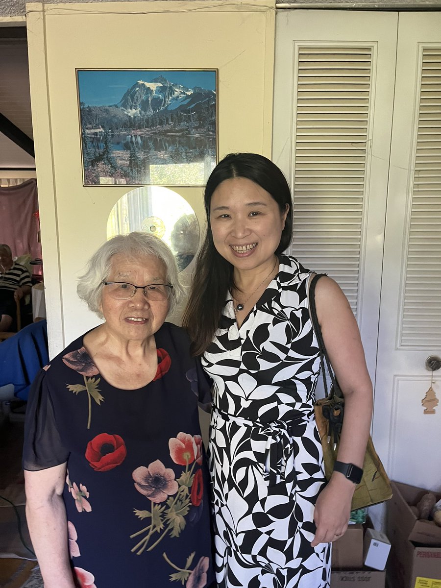 I came to US for grad school 25 years ago, speaking poor English, not knowing driving. Mrs Ji rented me a room in her house and taught me cooking and many things. These nice Americans make immigrants like me feel home. I went back to Eugene, Oregon and spent time with her.