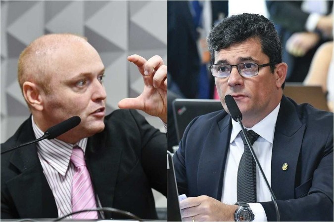 pesquisas_elige's tweet photo. 🚨IMPORTANTE: Sobre a condenação de Walter Delgatti

🥇Quando Sérgio Moro grampeou uma Presidenta da República de modo ilegal, ele foi acusado de violar o artigo 10 da Lei 9.296/1996 (Lei das Interceptações Eletrônicas).

🥈Moro foi defendido publicamente pela OAB, pela Associação dos Juízes Federais do Brasil e pela imprensa comercial. Isso o blindou, ele pediu "escusas" por ter interceptado ligações de Dilma e Edson Fachin deixou passar por isso mesmo no STF.

🥉Hoje, Delgatti foi condenado a 20 anos de prisão. Entre os principais crimes que pesam sobre o hacker da Vaza Jato, está o mesmo artigo 10 da Lei 9.296/1996 do qual Moro abusou

🗞️@demori