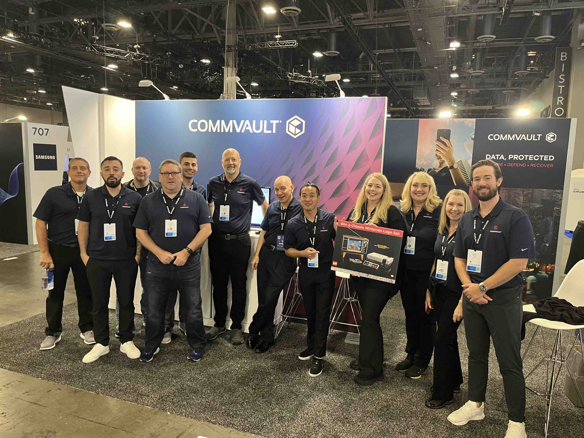 Hello #VMwareExplore! Have you stopped by Booth #609 to learn more about redefining #dataprotection - and also win some exciting prizes while you’re at it... Head over now  👋