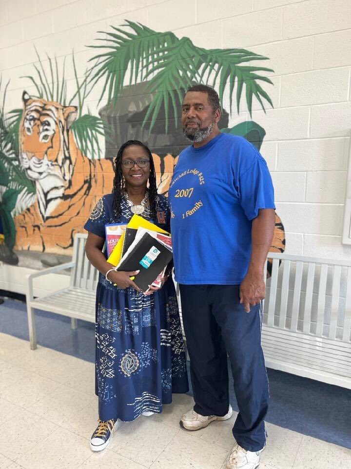 Thank you Catchall Masonic Lodge for the school supplies. Thank you, Thomas Miller for delivering them to us. #TigerPride