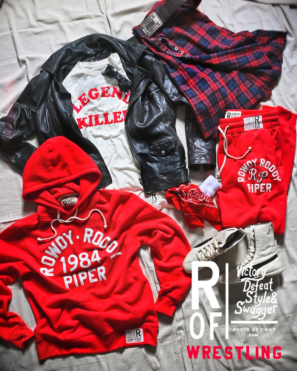 Welcome to the <a href="/rootsoffight/">Roots Of Fight</a> family Rowdy Roddy Piper! The ROF wrestling roster just keeps on adding legend after legend - check it out at rootsoffight.com

📸 - Mike Lano
#RootsofFight #KnowYourRoots