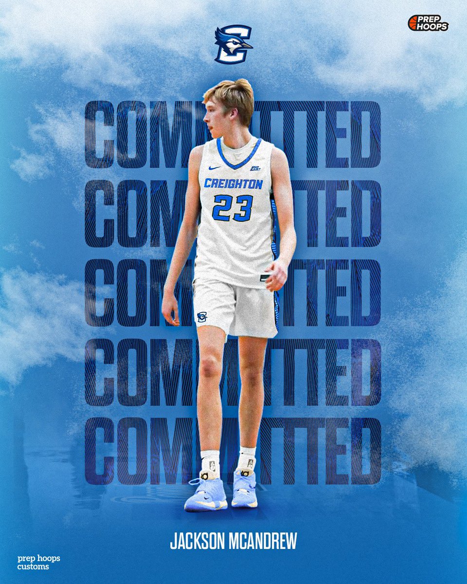 2024 6'10 Jackson McAndrew out of Minnesota has 𝗖𝗢𝗠𝗠𝗜𝗧𝗧𝗘𝗗 to Creighton.

Custom Graphics: prephoops.com/custom-graphics