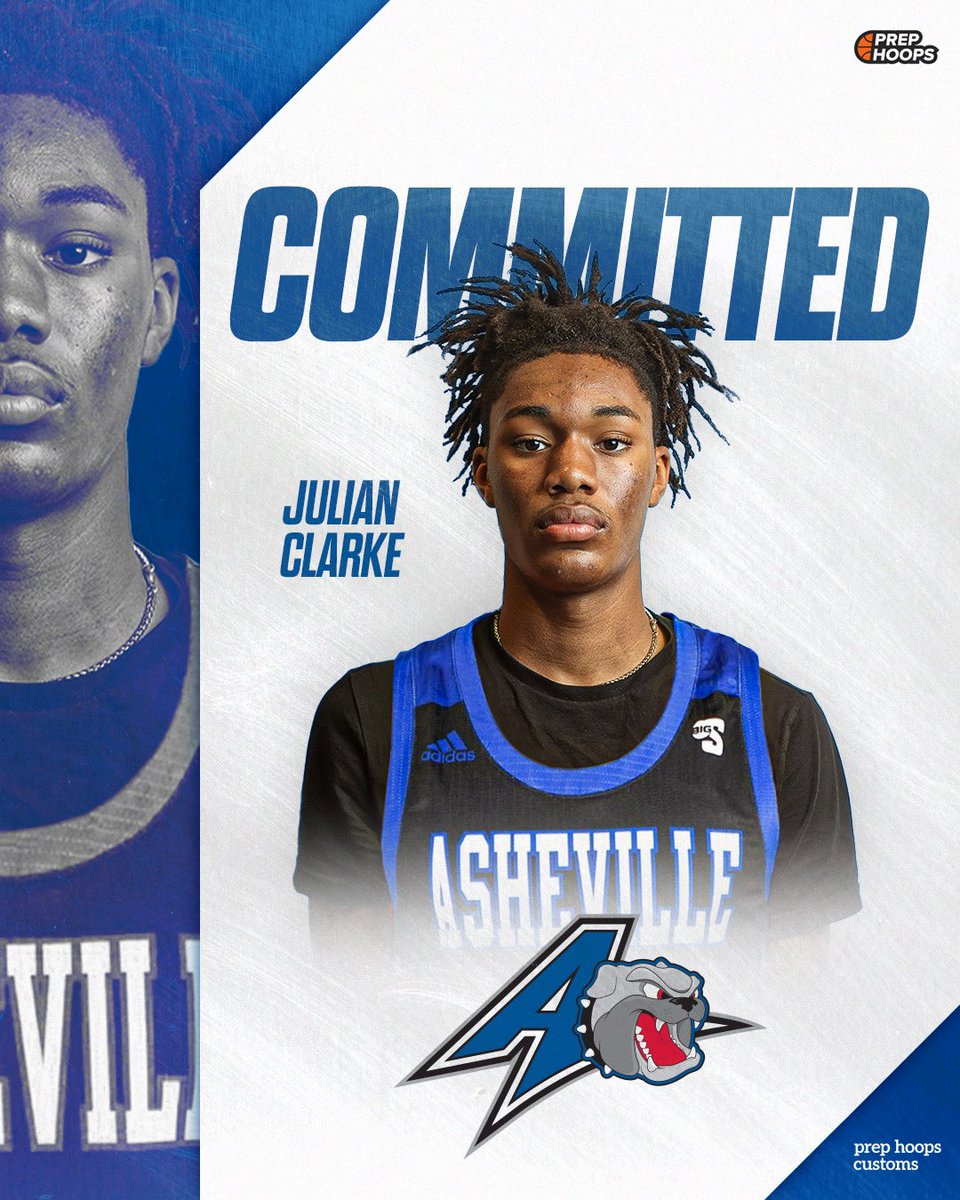 2024 SG Julian Clarke (<a href="/Jxclarke_/">Julian Clarke</a>) out of Florida has 𝗖𝗢𝗠𝗠𝗜𝗧𝗧𝗘𝗗 to Asheville.

Custom Graphics: prephoops.com/custom-graphics