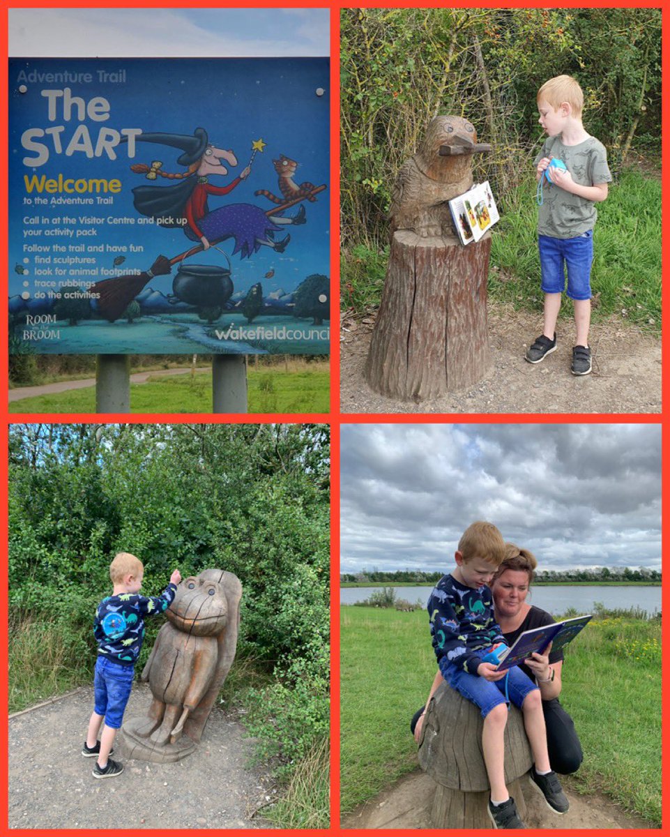 We had a great time on the #Roomonthebroomtrail  in Wakefield we used our book to follow the story and also took our <a href="/yotoplay/">Yotoplay</a> to listen to the story and songs while
We found the characters  @BurtonG_Primary <a href="/BG_Hares/">Hares @ Burton Green Primary School</a> #BGReading
