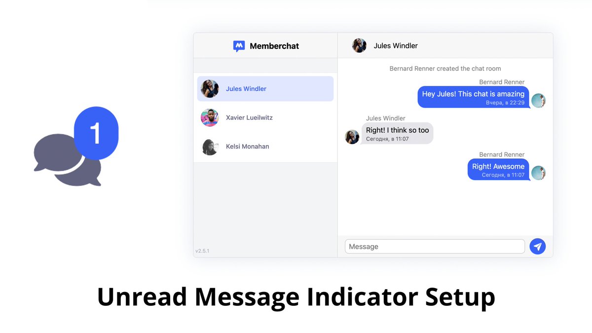 memberchatApp's tweet photo. Stay up to date with your messages!
New tutorial on how to setup an unread message indicator for Memberchat.
https://t.co/83OrlHLQdF
#memberchat https://t.co/7DvchH6TkM