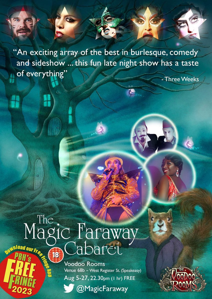 <a href="/MattHarveyStuff/">Matt Harvey-@adlfringe @micomfest Fringeworld</a> <a href="/TheFreeFringe/">PBH's Free Fringe</a> <a href="/maybeulikeit/">Maybe You Like It</a> <a href="/ThePleasance/">Pleasance</a> <a href="/Olivia_blair_xx/">Olivia Blair</a> <a href="/HSTheatre41/">Hill Street Theatre</a> <a href="/rocknrollinmom/">Lisa Verlo</a> <a href="/Gildedballoon/">Gilded Balloon</a> <a href="/edfringe/">Edinburgh Festival Fringe</a> <a href="/EdFringeSociety/">Edinburgh Festival Fringe Society</a> <a href="/funnywomen/">Funny Women</a> <a href="/FunnyWomenLynne/">Lynne Parker</a> <a href="/StuartJayMurphy/">Stu Murphy</a> <a href="/BarrelComedy/">Monkey Barrel Comedy</a> <a href="/natasharea/">Natasha Rea</a> <a href="/theSpaceUK/">theSpaceUK</a> <a href="/theSpaceUK_Tech/">theSpaceUK Tech Team</a> <a href="/thehalfmoonshow/">The Half Moon @ Ed Fringe 🌙</a> <a href="/alicemalseed/">Alice Malseed</a> <a href="/futureghost_tc/">Future Ghost Theatre</a> I’m being admitted to hospital &amp; can’t finish so here’s my #FayesFringeFaves #ShortAndSweet ☺️

Singalonga Pub Quiz <a href="/mister_meredith/">Mister Meredith</a>
<a href="/TheFreeFringe/">PBH's Free Fringe</a>
Aug 22-27
tickets.edfringe.com/whats-on/singa…

Magic Faraway Cabaret <a href="/MagicFaraway/">Magic Faraway</a>
<a href="/TheFreeFringe/">PBH's Free Fringe</a> <a href="/voodoorooms/">Voodoo Rooms</a>
Aug 22-27
tickets.edfringe.com/whats-on/magic…