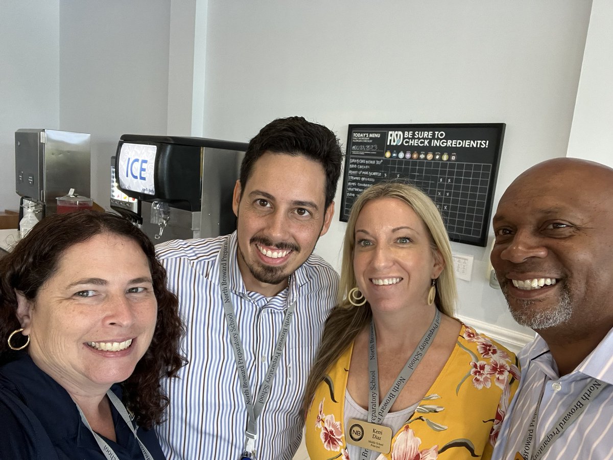 Great first day with my amazing team!