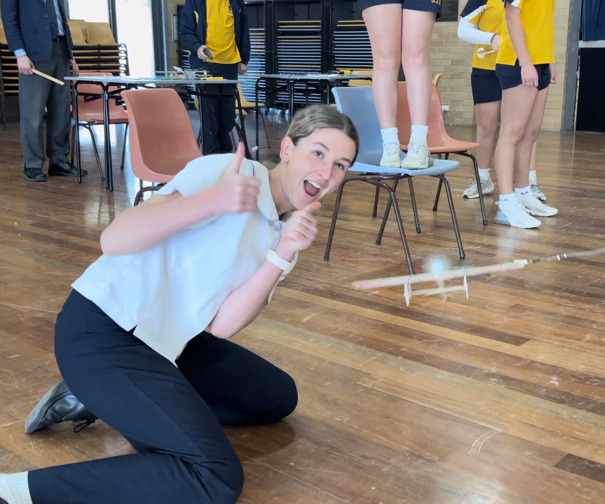 Flight achieved at the STEM  immersion  day at St John the Evangelist , Nowra. #CEDoWstem #futureskills <a href="/CathEd_DoW/">Catholic Education Diocese of Wollongong</a>