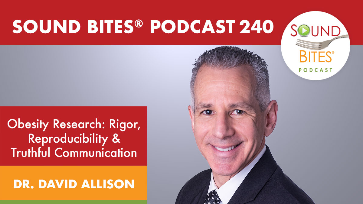 This #podcast episode w/ the incomparable Dean Allison is now available for 1 Free CEU for RDNs, NDTRs & CDCESs! Tune in to learn & earn! SoundBitesRD.com/240 #obesity #research @iusphb #IUSPHB