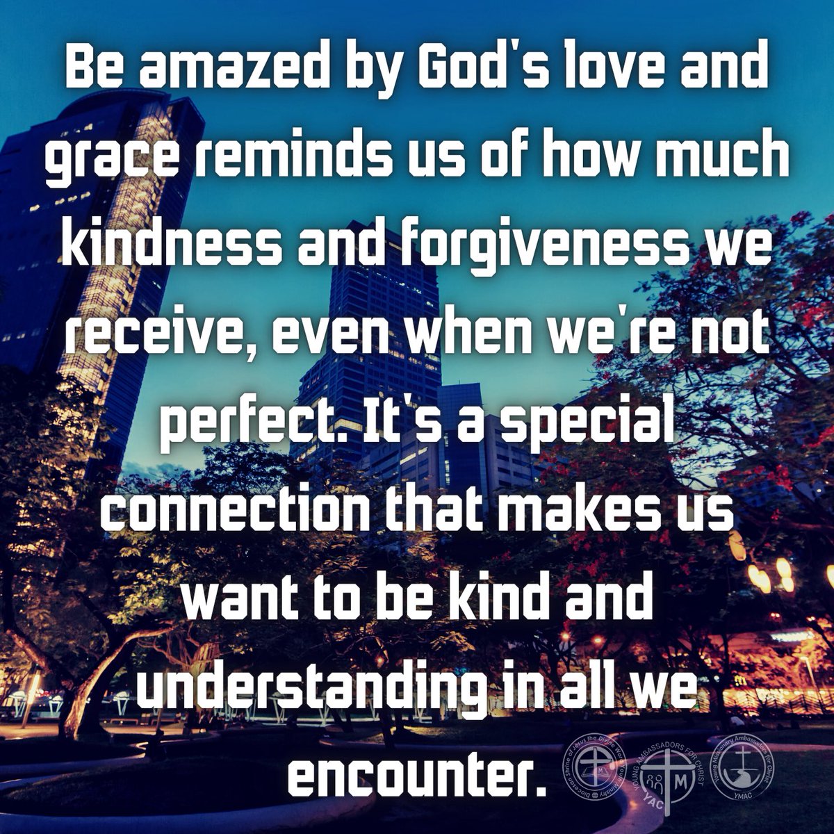 Be amazed by God's love and grace reminds us of how much kindness and forgiveness we receive, even when we're not perfect. 

#GodsLoveAndGrace #InAwe 
#GratefulHeart #DivineKindness #UnconditionalLove #YAC #YMAC #SYM #SVDyouth #ShrineYouth