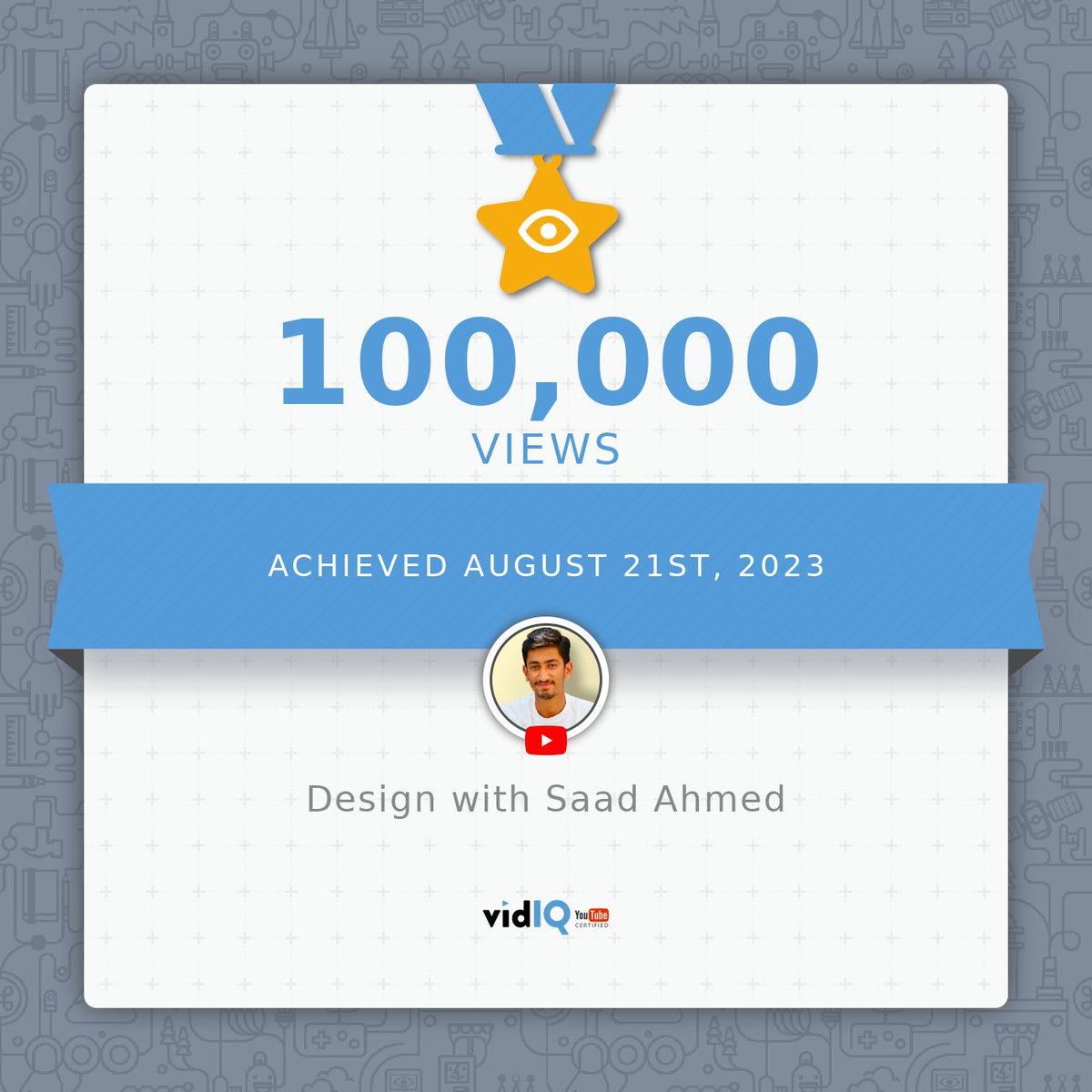 sagraphics25's tweet photo. My YouTube channel achieved 100,000 views on August 21, 2023! 

FOR LEARNING: 
https://t.co/iT3R26LDp9

#DesignwithSaadAhmed #DigitiveSol #Freelancing #GraphicDesign #DigitalServices #letsconnect https://t.co/XuJ0Yf4off