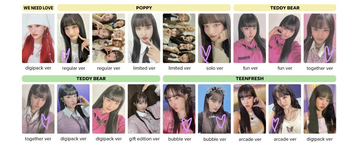 moyicart's tweet image. wtb lfs stayc ph #cwnlst

yoon seeun pcs with 💜

- pref 2+ pcs from one seller
- can do flexi long dop sana 🫶🏻

dm me your offers !

poppy regular limited solo ver teddy bear digipack gift ed edition teenfresh bubble arcade digipack together