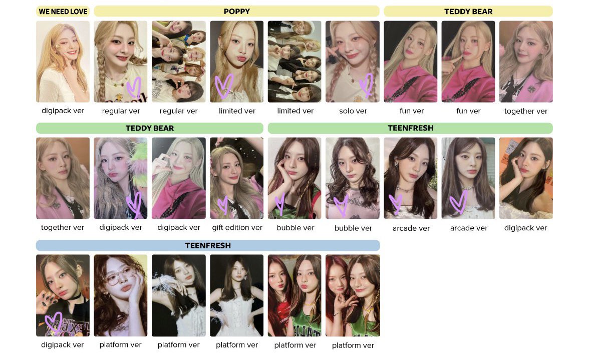 moyicart's tweet image. wtb lfs stayc ph #cwnlst

yoon seeun pcs with 💜

- pref 2+ pcs from one seller
- can do flexi long dop sana 🫶🏻

dm me your offers !

poppy regular limited solo ver teddy bear digipack gift ed edition teenfresh bubble arcade digipack together