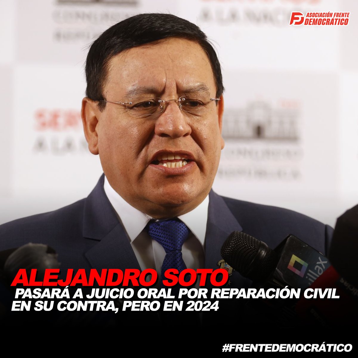 Alejandro Soto pasará a juicio oral por la reparación civil a favor de la empresa de transportes turísticos Waynapicchu. Sin embargo, la cita fue programada para el próximo año.
#IzquierdaMiserableYTerrorista