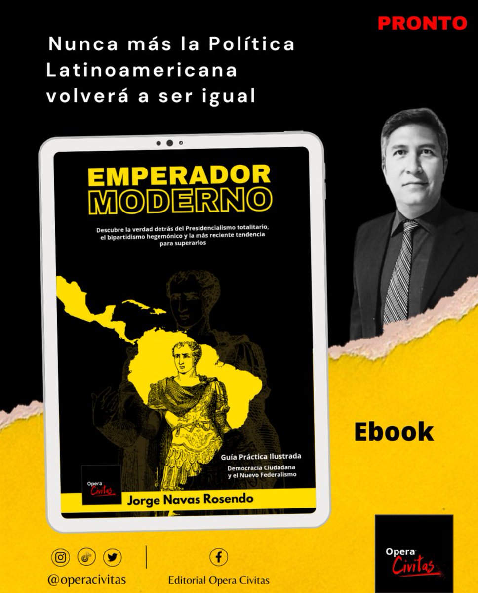 JnavasVca's tweet photo. Nuevo Libro.

Muy pronto realizaremos un foro virtual para la publicación formal de mi primer libro denominado EMPERADOR MODERNO 

¡Una obra extraordinaria que no te puedes perder! https://t.co/SH6OeTLabB