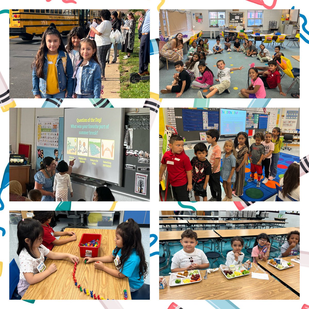 Rebecca Forgy (@rlforgy) on Twitter photo Big arrival smiles, morning meetings, setting routines, and exploring math manipulatives! All part of a fun and successful first day of school <a href="/ParklawnFCPS/">Parklawn Elementary</a> ! Big arrival smiles, morning meetings, setting routines, and exploring math manipulatives! All part of a fun and successful first day of school <a href="/ParklawnFCPS/">Parklawn Elementary</a> !