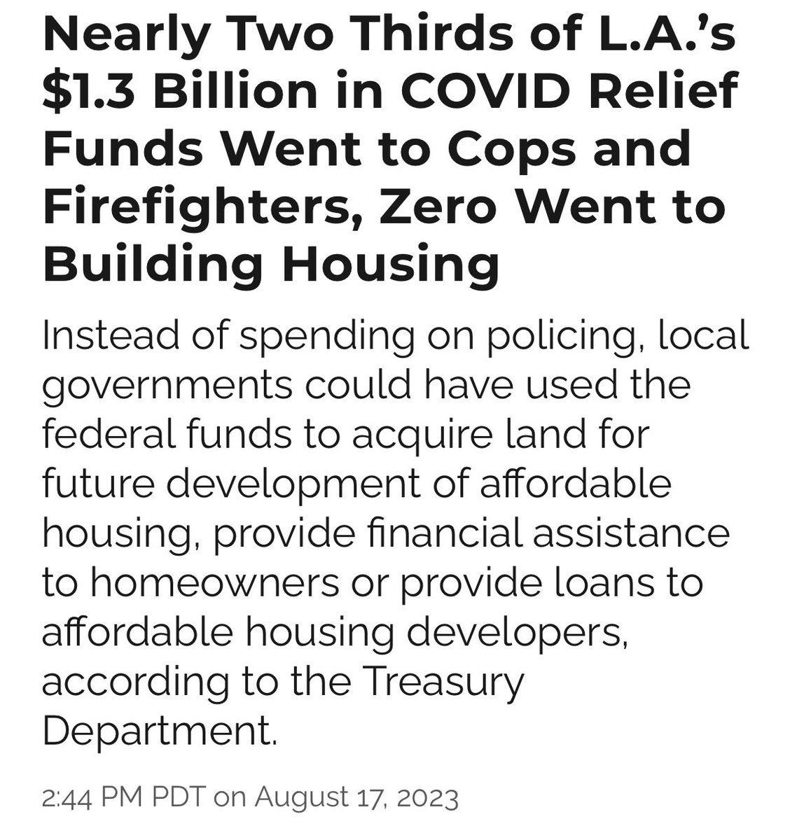 davenewworld_2's tweet photo. Using pandemic funds to expand the police state instead of using it to implement policies that address the community's needs is a slap in the face to everyone in Los Angeles.
https://t.co/CrBXnwdfsT https://t.co/XZpdg4NIbD