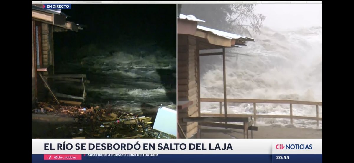 Desde la mañana viendo el “reality” del mirador del Salto de Laja…  y a esta hora la baranda ya no pudo resistir. Ya le había agarrado cariño 🥺😢  #SistemaFrontal #theluloshow