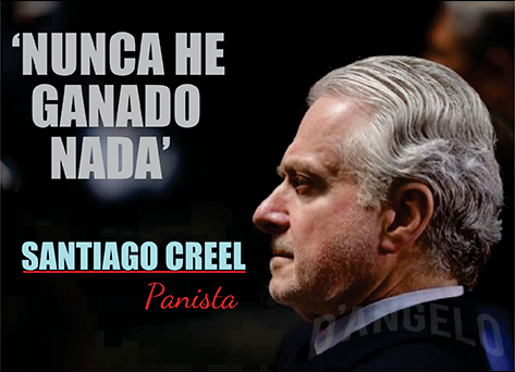 AngMariscal4T's tweet photo. Con una patada en el trasero y con la cola entre las patas, @ClaudioXGG González bota a Santiago Creel de la contienda electoral. En toda su carrera política no ha ganado nada...¿Estas de acuerdo en que es un perdedor nato?

A) Sí
B) No https://t.co/HUpSt0t6ze