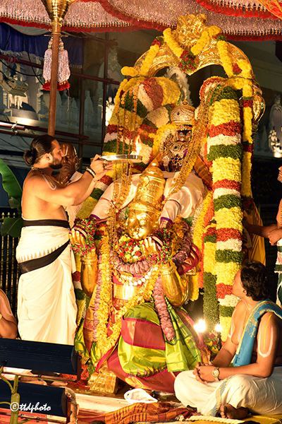tirupati_info's tweet photo. Garuda Seva at Tirumala yesterday on the eve of Garuda panchami https://t.co/Zfa9O1P5w3