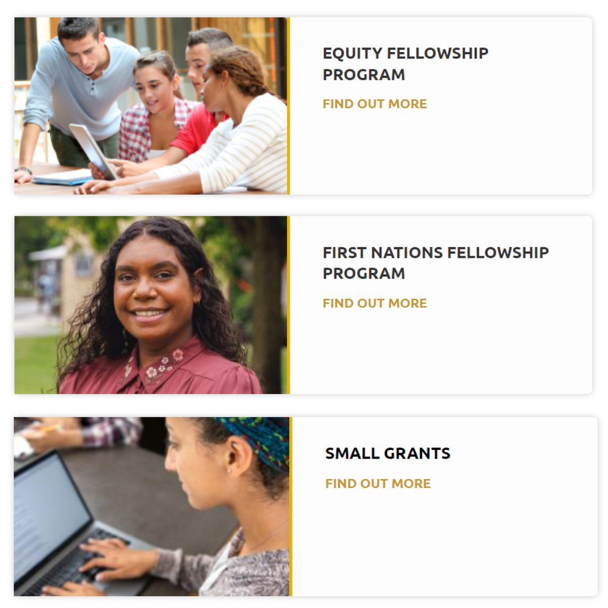 #BlastFromThePast | @NCSEHE is back and no longer running on fumes! 

Loving the #FirstNations Fellowship Program: 
ncsehe.edu.au/grants-and-fel… #ResearchGrants #StudentEquity #Fellowships #HigherEd