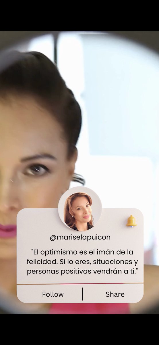 mariselapuicon's tweet photo. Mantener una actitud optimista puede tener un impacto positivo en tu vida.
#lifecoach #actresslife #mariselapuicon https://t.co/x3JQ0sygn5