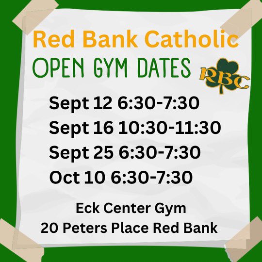 Here are our open gym dates for rbc!!💚💛 @rbcgirlshoops