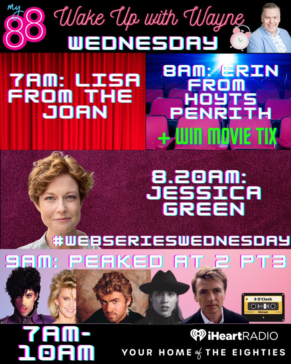 My88_FM's tweet photo. Tomorrow on brekky:
7am: Lisa from the Joan
8am: Win movie tickets thanks to Hoyts
8.20am: #WebSeriesWednesday with Jessica Green
#9OClockMixTape: Songs that peaked at 2 in Australia, Part 2.
What songs from these artists do you think we'll play?
Stream: https://t.co/bqfAV4r1N5 https://t.co/qEn6BgEA8r