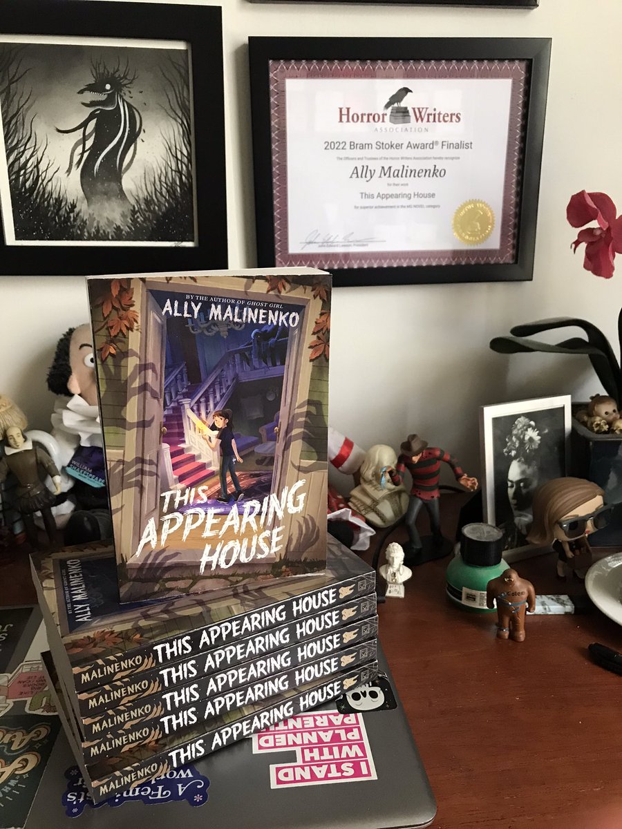 Tomorrow THIS APPEARING HOUSE my Bram Stoker Finalist book is out in paperback 🏚🖤🦷