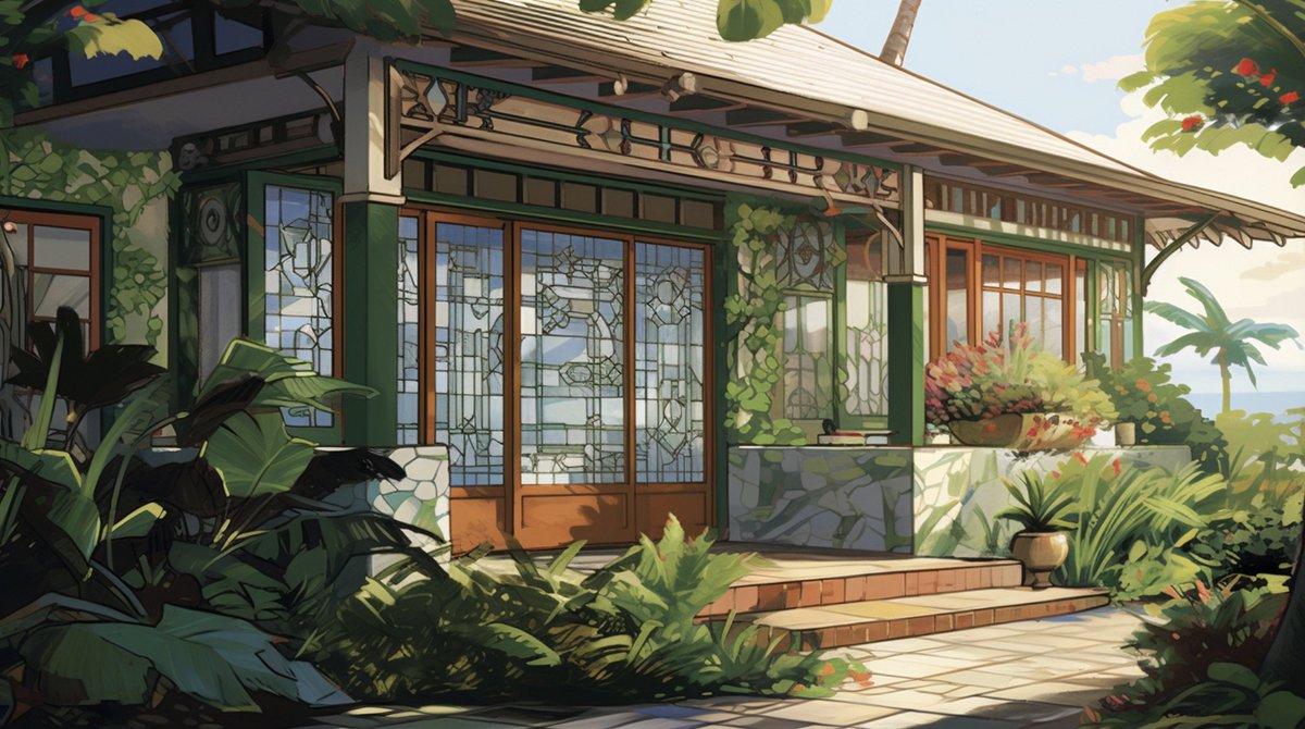 An adorned bungalow is a luxurious residential structure that showcases a blend of urban textures, claddings, and screens on its exterior. It is designed to connect indoor and outdoor spaces seamlessly, providing a unique living experience. Screens in bungalow design serve both