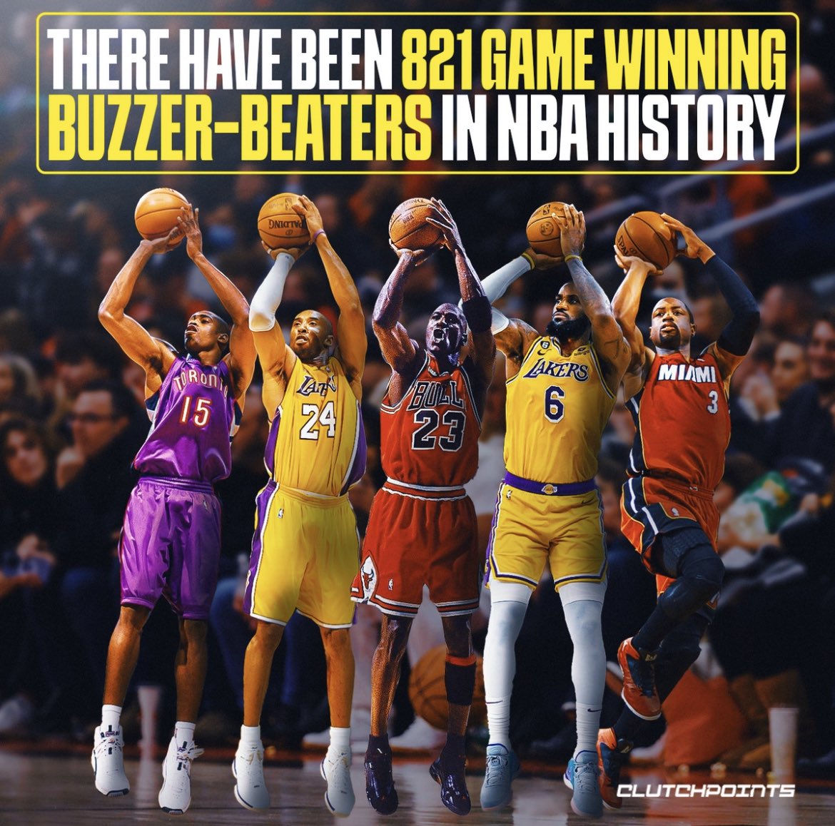 Most game-winning buzzer-beaters in the history of each NBA franchise