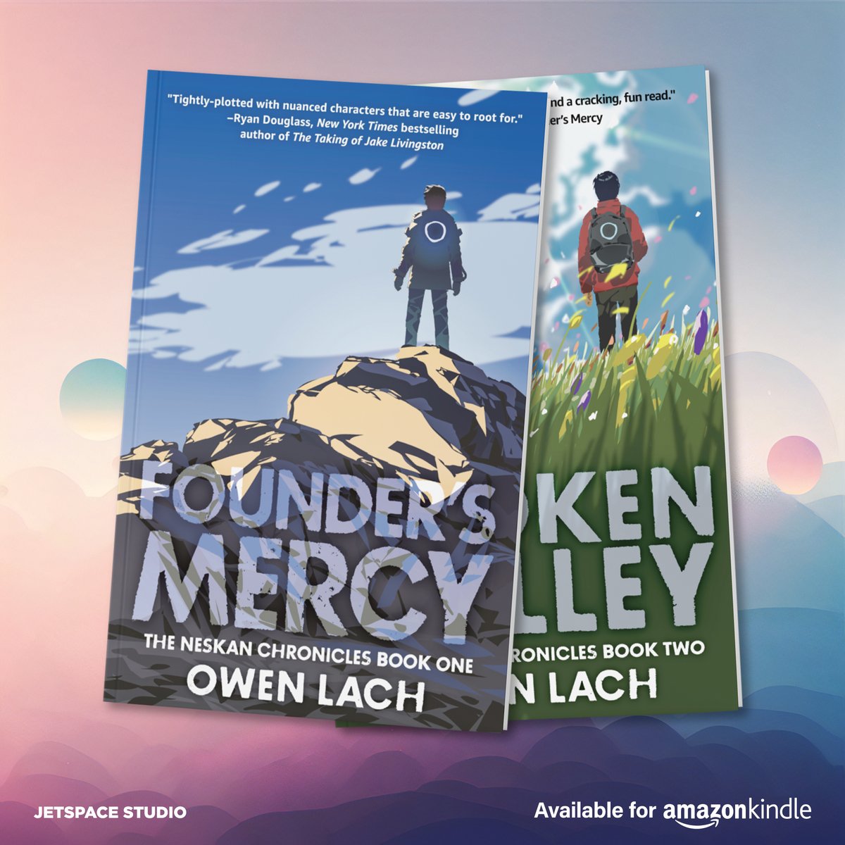 JetspaceStudio's tweet photo. Centuries after Jennix crashed on Neska, Adan Testa unlocks long-lost Old Tech powers. Read about Adan’s thrilling quest to discover the secrets behind his unique gift in this queer sci-fi series from bestselling YA author @owenlach. 
#QueerSciFi #YASciFi #SciFiBooks #YABooks https://t.co/ZXRBX5WSot