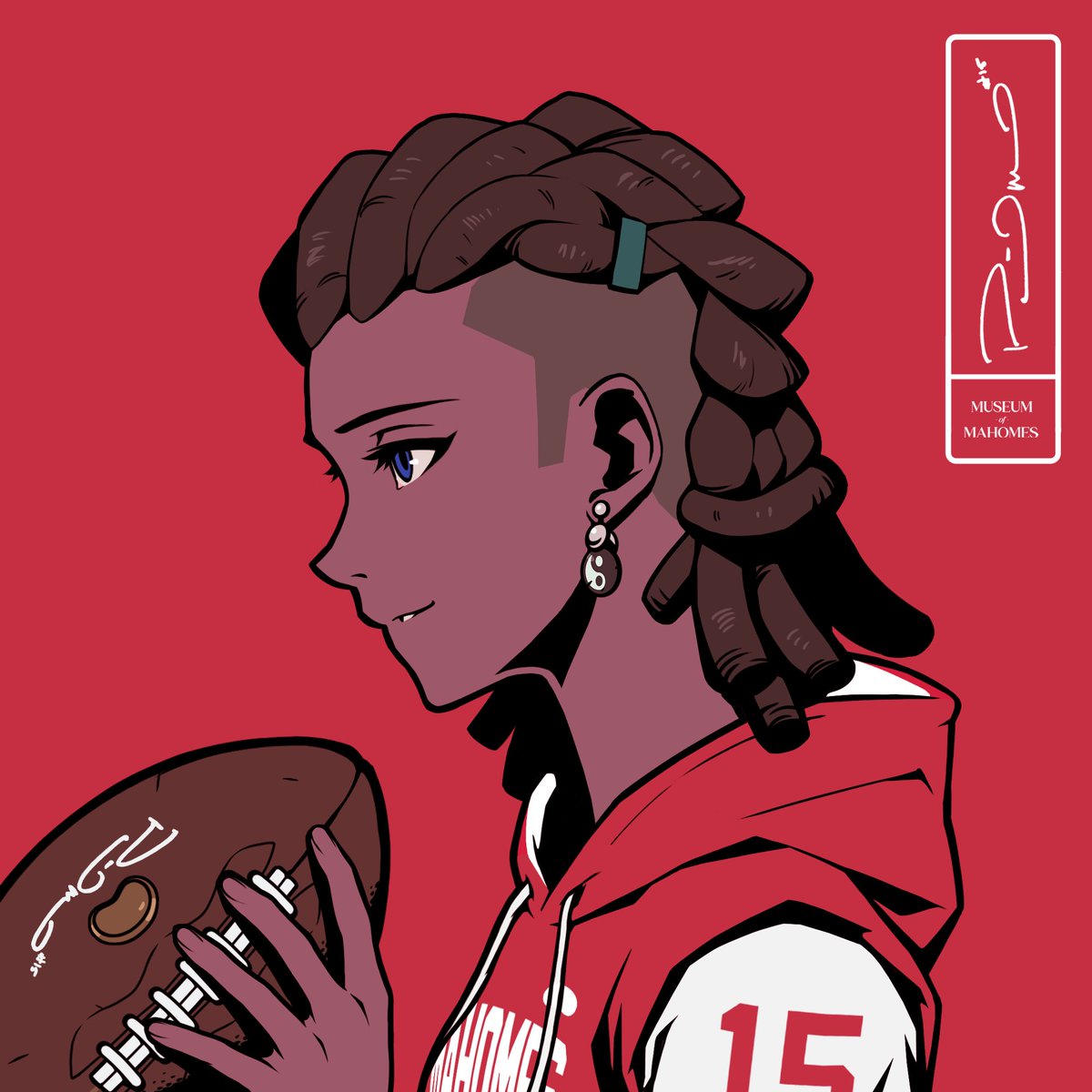 RareishNFT's tweet photo. Catch this! @MuseumofMahomes @MINHxDYNASTY #AzukixMoM https://t.co/G2VfEN7gCY