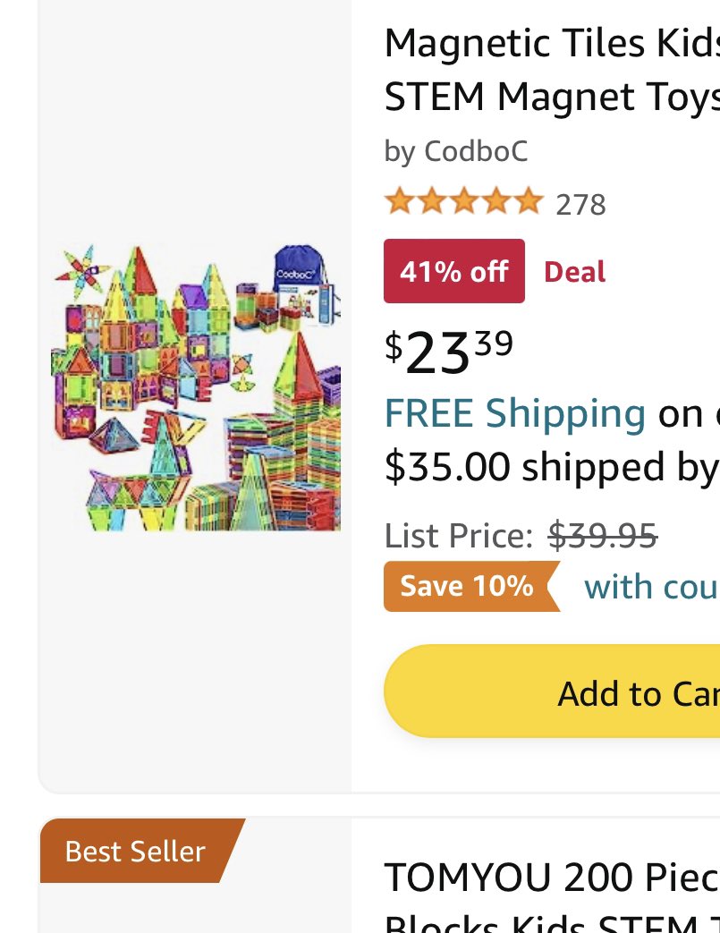 📌 for 📌
Four more days until we start!!  The magnetic tiles went on sale!! Super incentive for my inclusion students!  Appreciate the RT! #teachertwitter #Back2school #clearthelist <a href="/RyanBartlett/">Ryan Bartlett</a> @BlackCheesebur1 😊

amazon.com/hz/wishlist/ls…