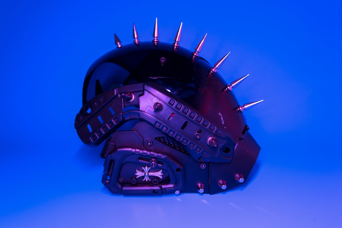 CyborgNex65765's tweet image. Step into the future with the CyborgNex Cyberpunk Tactical Mask! 🤖🔥 Unleash your inner techno-warrior with the rivet-adorned style that's straight out of a cyberpunk dreamscape. 
👉cyborgnex.com
#CyberpunkChic #TechTactical #FutureFashion #cyborgnex