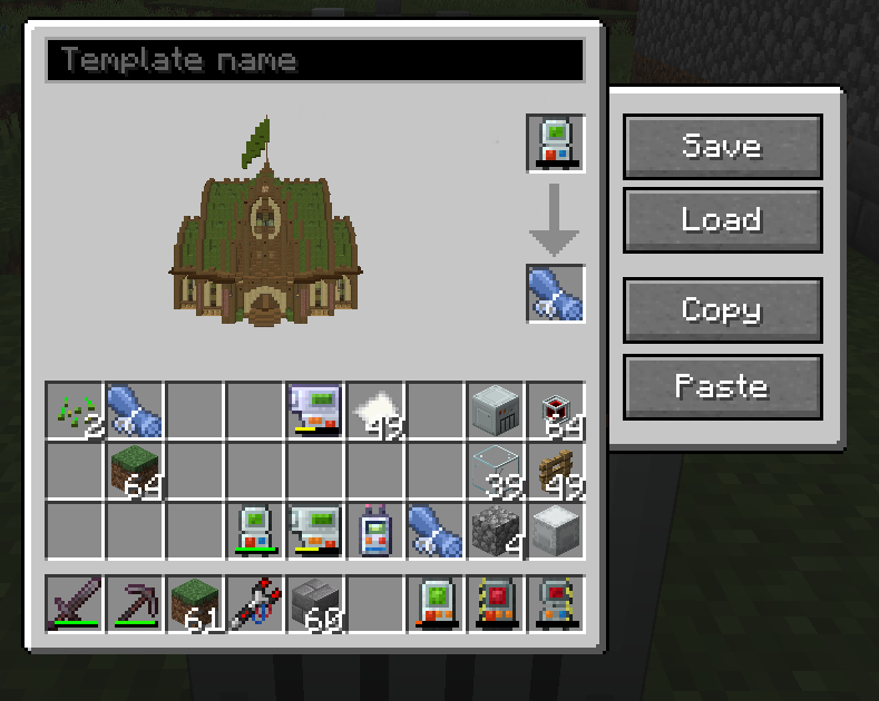 Direwolf20's tweet photo. Good news everyone, I just implemented support for the *old* format of Building Gadgets' copy/paste data into the new #BuildingGadgets2 !

This means you can use your old pastes in the mod (Once you get the new release that I haven't released yet!)

Thanks to DireCord for data :) https://t.co/TKsndLeI3a