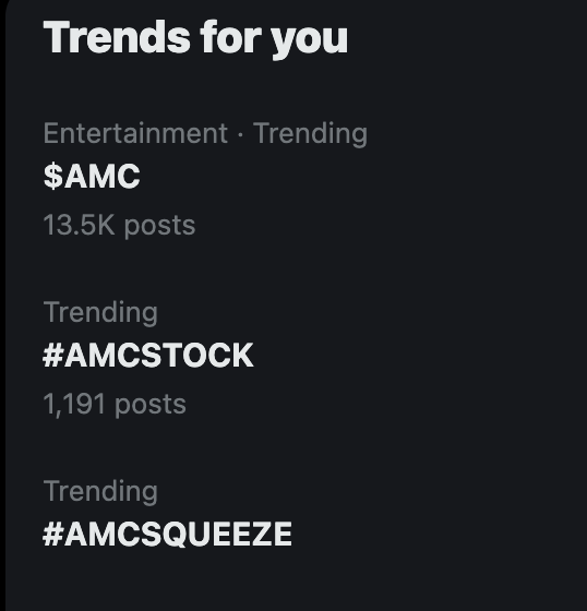 Unbearabull2's tweet photo. #AMC $AMC #AMCSTOCK #AMCSQUEEZE #AMCtothemoon #AMCNOTLEAVING 🥳 #ZeroFuxGiven https://t.co/V7j483a7N1