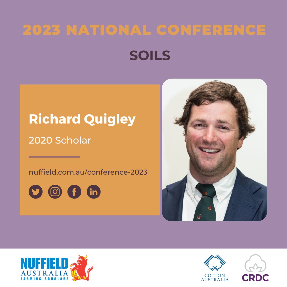 Nuffield Australia (@nuffieldaust) on Twitter photo REGISTER for our National Conference and hear NSW scholar <a href="/RichieQuigley/">Richie Quigley</a> present his research into cropping systems and methods to retain more residue in #zerotill systems, supported by <a href="/CottonAustralia/">Cotton Australia</a> and <a href="/CottonResearch/">CRDC</a>
nuffield.com.au/conference-2023 #nuffieldag #ausag #aussiefarmers REGISTER for our National Conference and hear NSW scholar <a href="/RichieQuigley/">Richie Quigley</a> present his research into cropping systems and methods to retain more residue in #zerotill systems, supported by <a href="/CottonAustralia/">Cotton Australia</a> and <a href="/CottonResearch/">CRDC</a>
nuffield.com.au/conference-2023 #nuffieldag #ausag #aussiefarmers